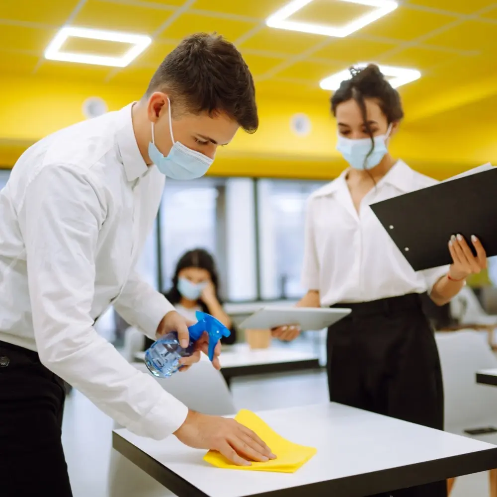 limpieza de colegios